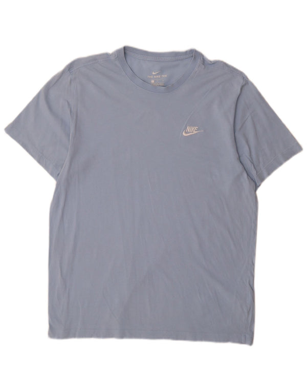 Nike Mens T-Shirt Top Large Blue Cotton