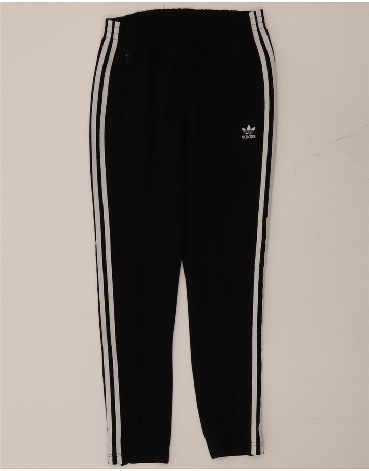 Adidas Womens Tracksuit Trousers UK 10 Small Black Polyester