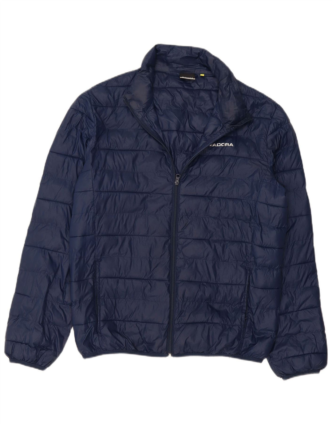 DIADORA Mens Padded Jacket UK 42 XL Navy Blue Polyamide