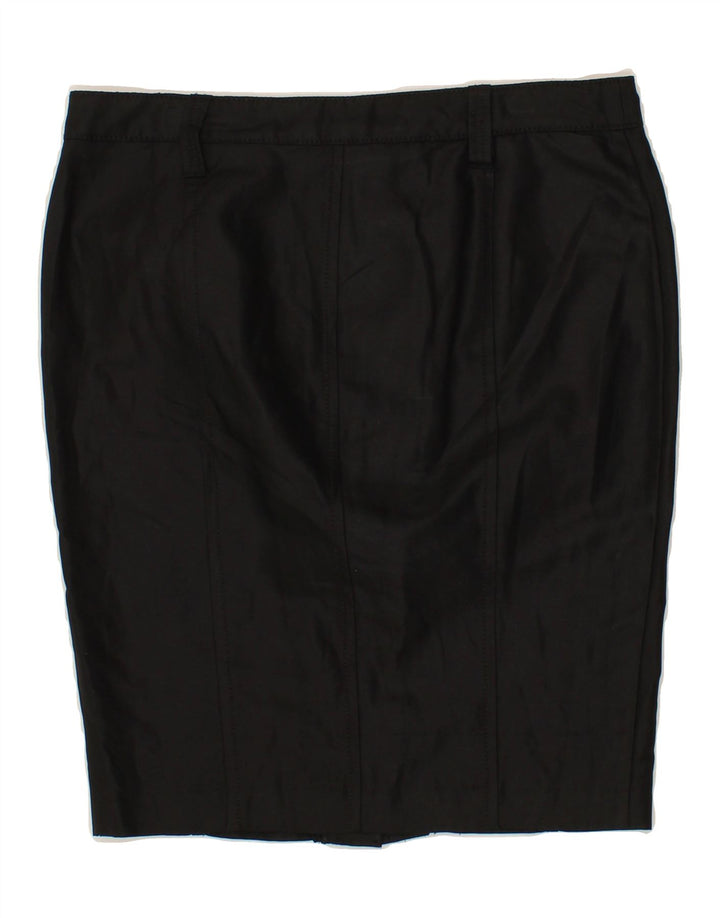 ICEBERG Womens Pencil Skirt W32 Large Black Ramie Vintage Iceberg and Second-Hand Iceberg from Messina Hembry 