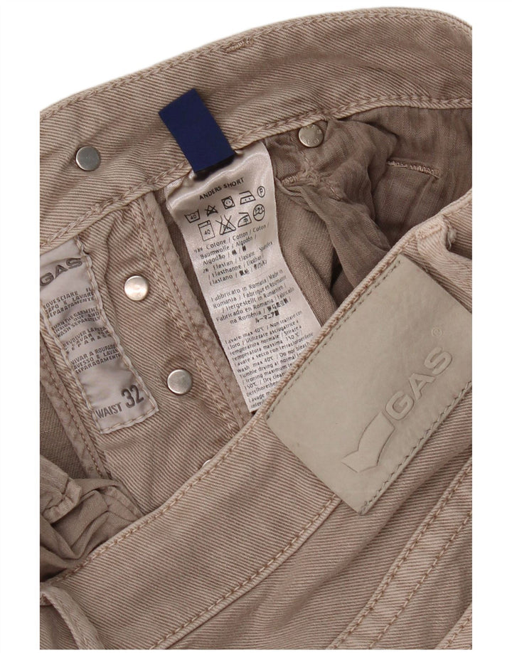Gas Womens Denim Shorts  W32 Large Grey Cotton