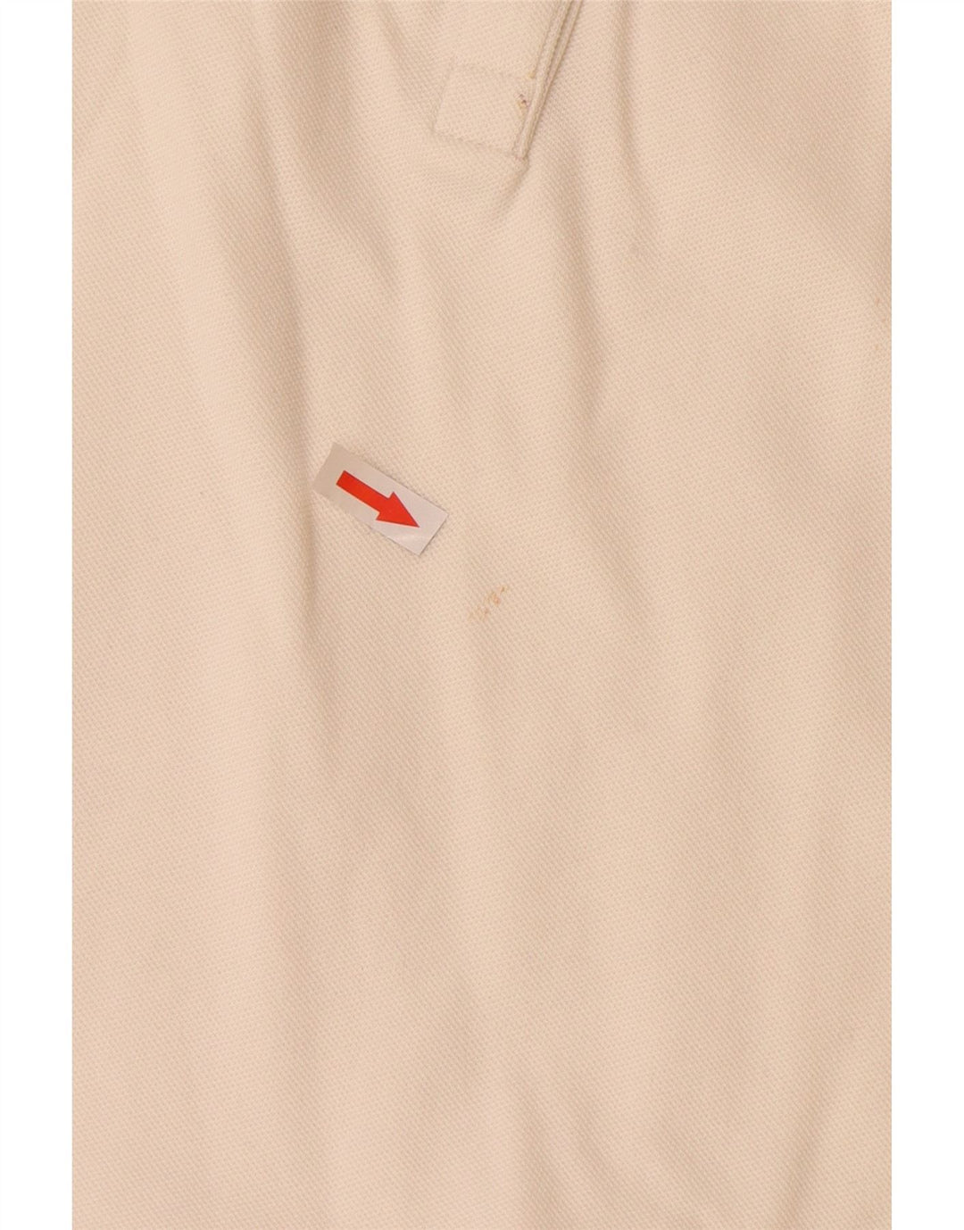 Lacoste Womens Polo Shirt Size 48 XL Off White Cotton