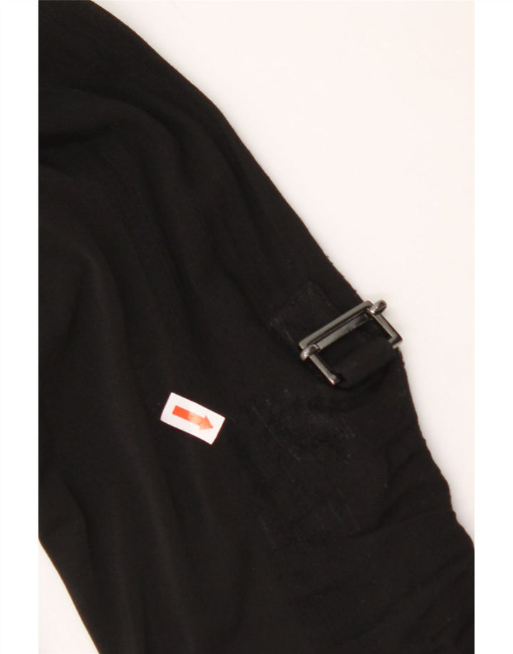 CALVIN KLEIN Womens Shirt Blouse UK 12 Medium Black Polyester
