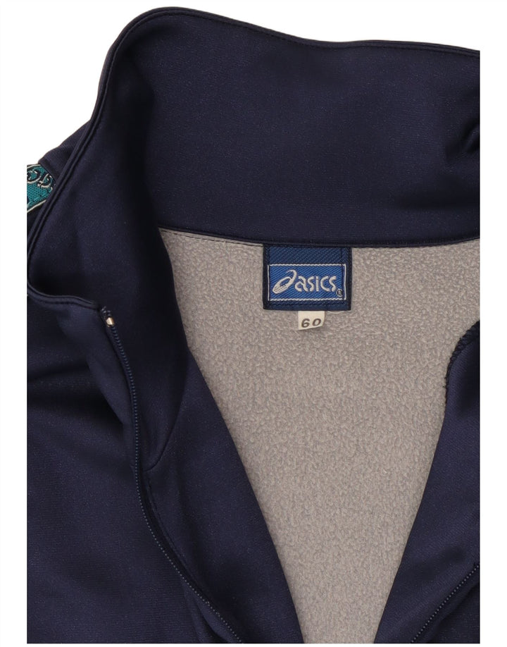 Asics Mens Tracksuit Top XL Navy Blue