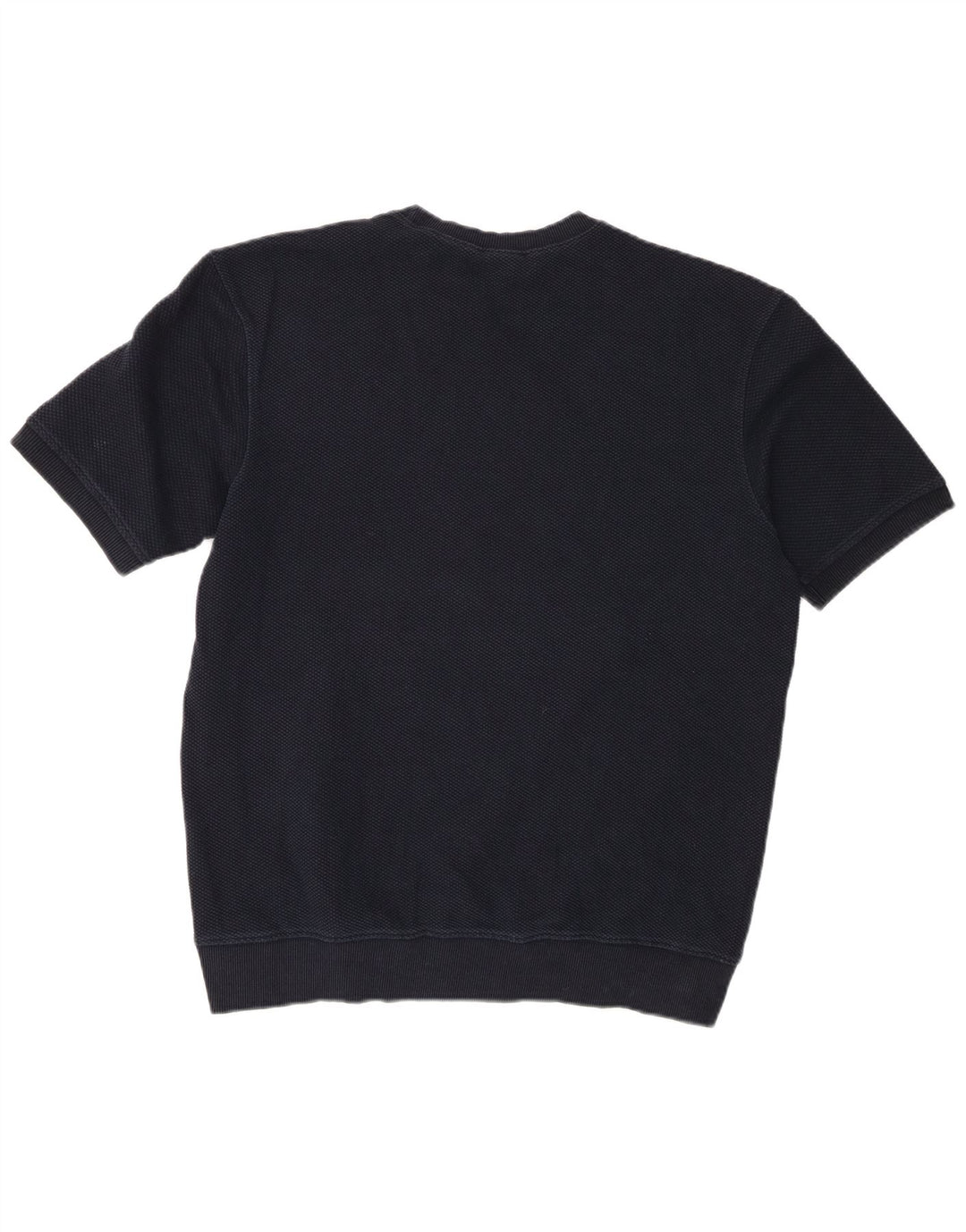 Zara Mens T-Shirt Top Large Navy Blue Cotton