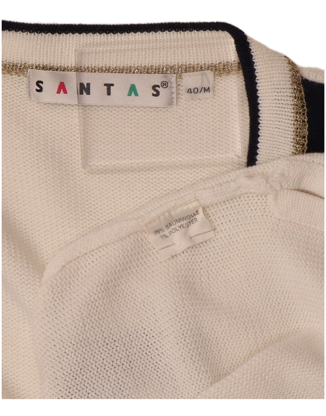 VINTAGE Womens Oversized Longline Cardigan Sweater UK 14 Medium White