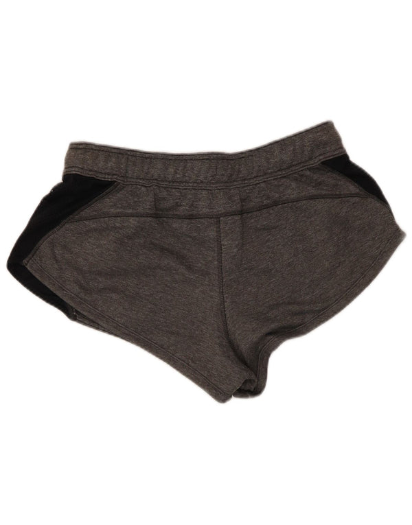 Under Armour Womens Sport Shorts UK 14 Medium Grey Colourblock Polyester