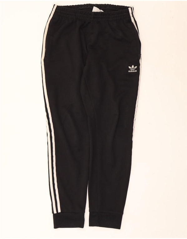 Adidas Womens Tracksuit Trousers Joggers UK 14 Medium  Black Polyester