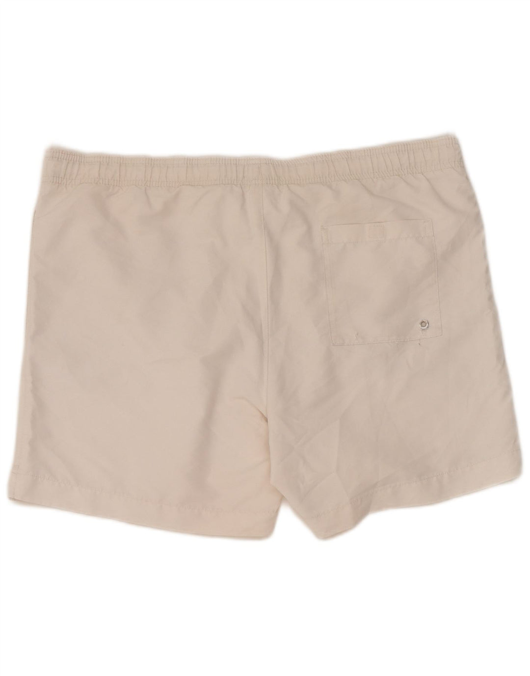 Calvin Klein Mens Graphic Swimming Shorts Medium White Polyester