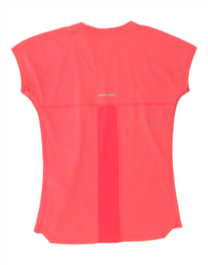 ASICS Womens T-Shirt Top UK 6 XS Pink Polyester Vintage Asics and Second-Hand Asics from Messina Hembry 