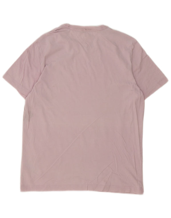 Tommy Hilfiger Mens T-Shirt Top Medium Pink Cotton