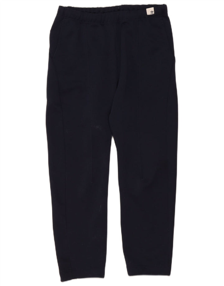 Adidas Mens Tracksuit Trousers Small Navy Blue Polyester