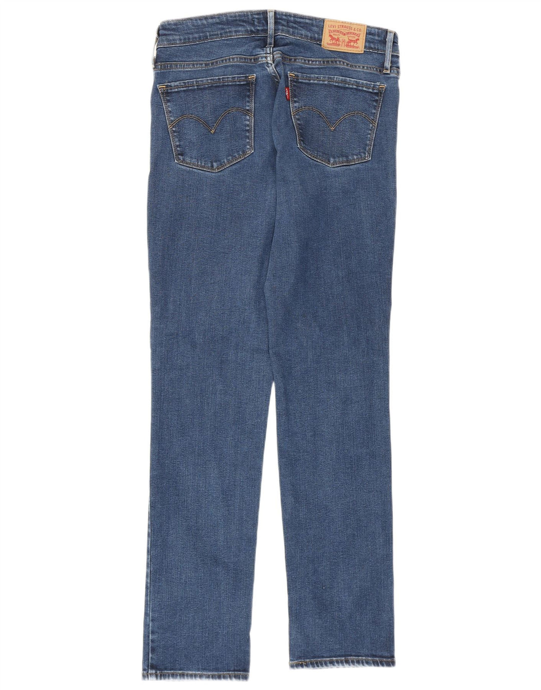 Levi's Womens 712 Slim Jeans W29 L30 Blue Lyocell
