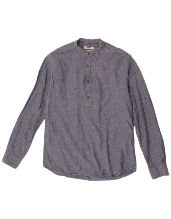 Jack & Jones Mens Premium Slim Pullover Shirt Small Navy Blue Flecked