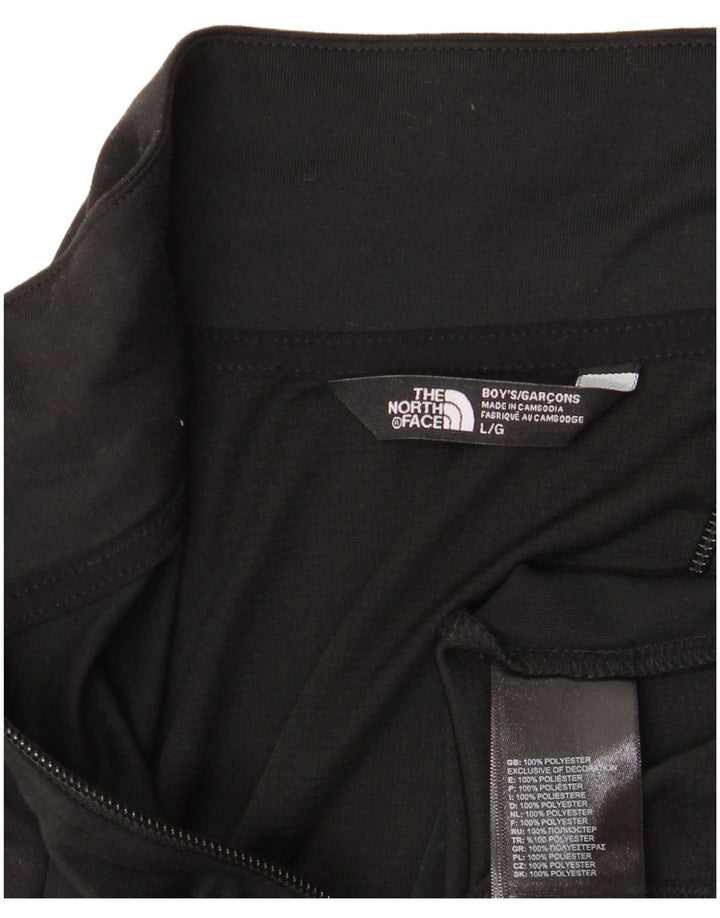 The North Face Boys Graphic Pullover Tracksuit Top 11-12 Years Large Black