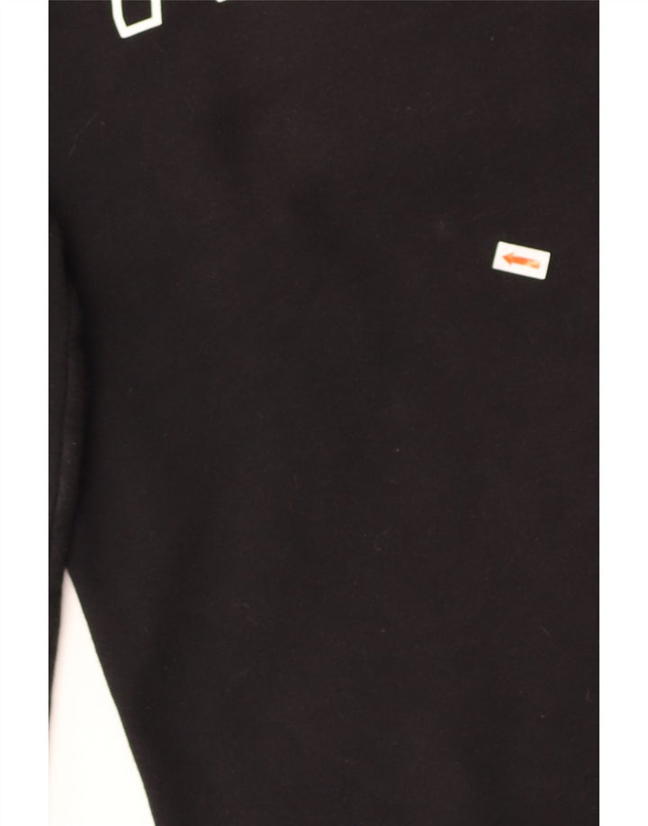 ADIDAS Mens Graphic Sweatshirt Jumper Medium Black Cotton