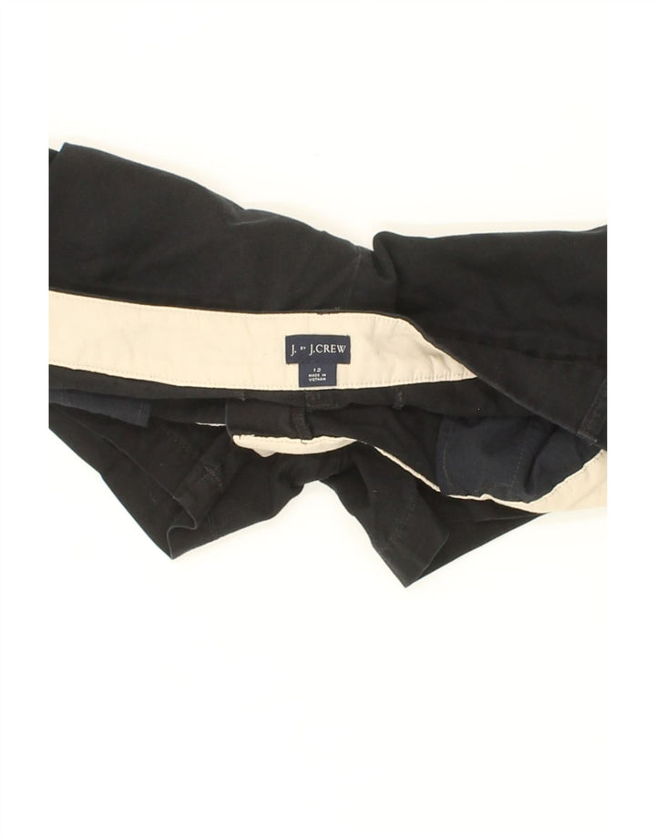 J. CREW Womens Chino Shorts US 12 Large W34 Black Vintage J. Crew and Second-Hand J. Crew from Messina Hembry 