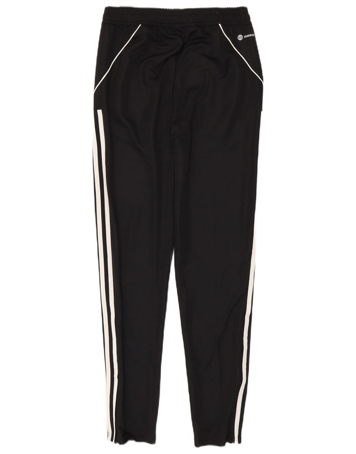 ADIDAS Boys Crusaders F.C. Graphic Tracksuit Trousers 13-14 Years Black