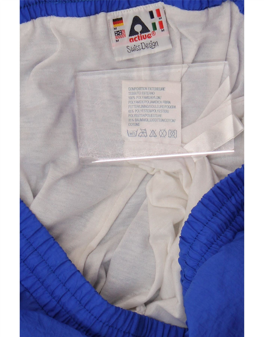 ACTIVE Womens Tracksuit Trousers Joggers UK 14 Medium  Blue Polyamide