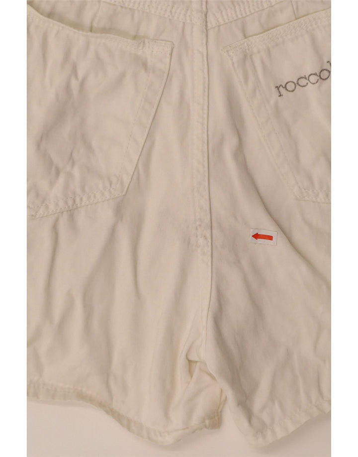ROCCOBAROCCO Womens Casual Shorts W26 Small White