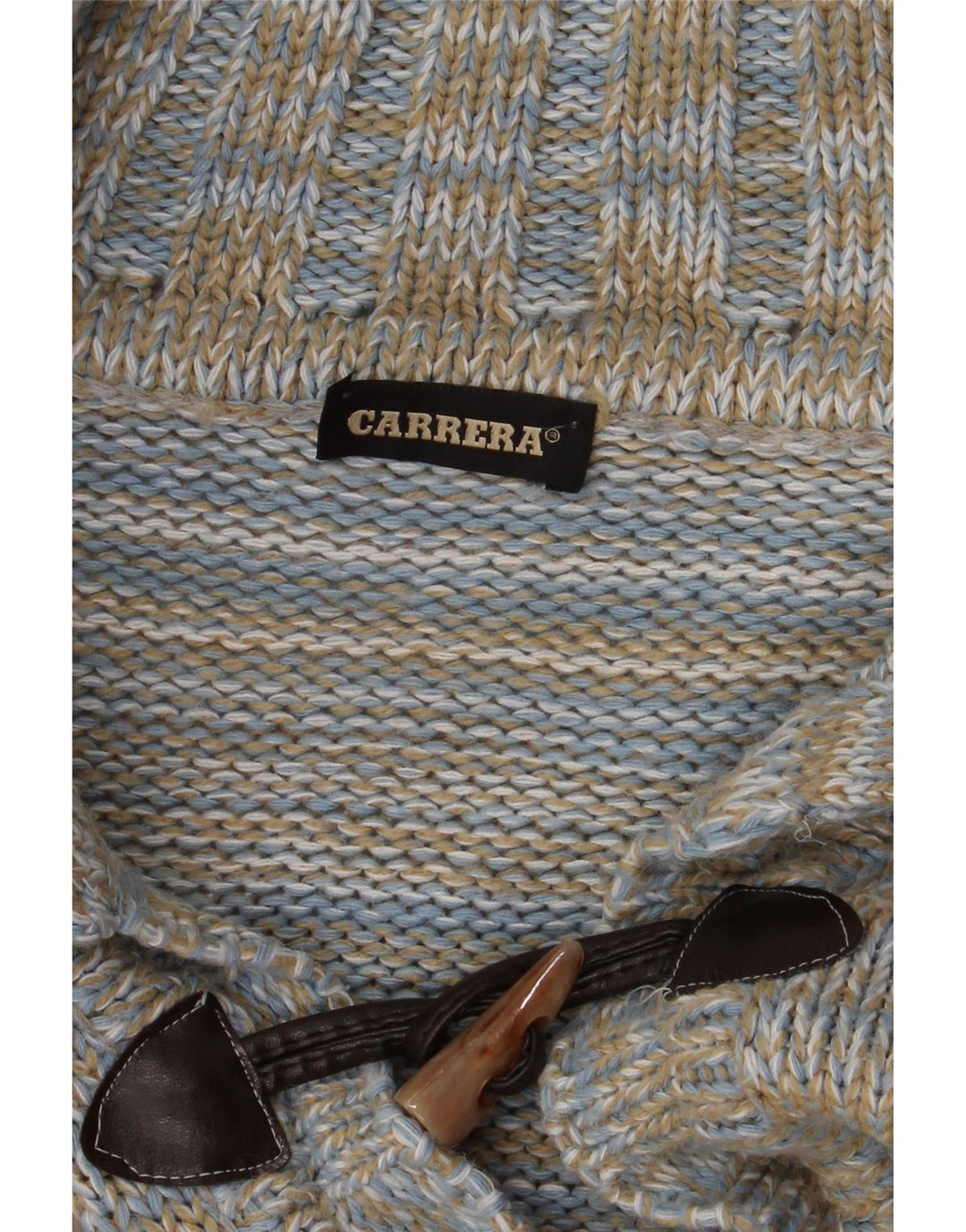 Carrera Womens Cardigan Sweater UK 18 XL Multicoloured Pinstripe