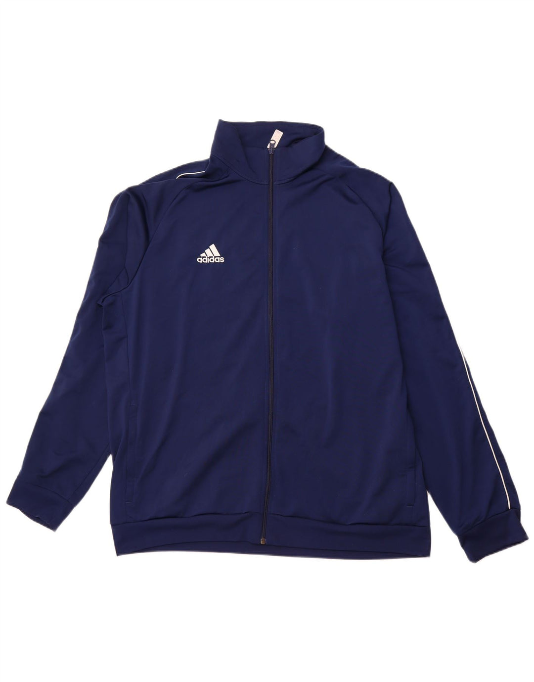 ADIDAS Mens Tracksuit Top Jacket 2XL Navy Blue Polyester