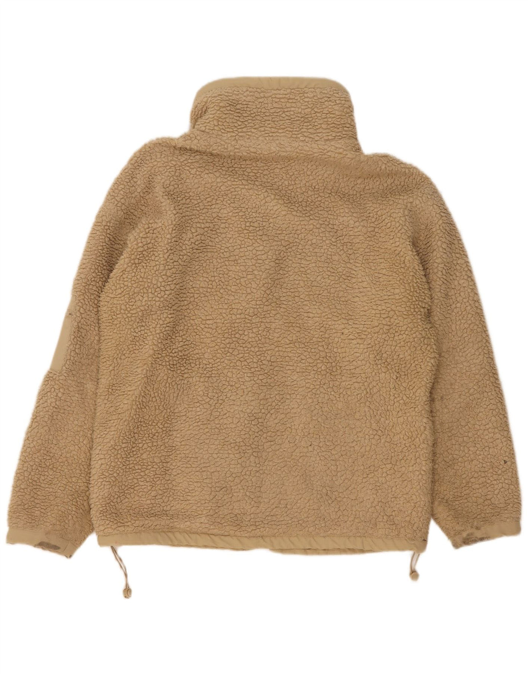 Urban Outfitters Mens Fleece Jacket UK 36 Small Beige Polyester