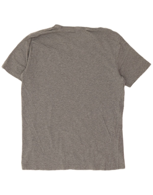 Puma Mens T-Shirt Top Medium Grey Flecked Cotton