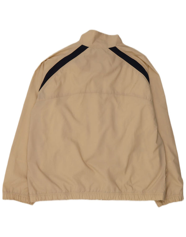 Nike Mens Tracksuit Top Jacket UK 47/48 2XL Beige Colourblock Polyester
