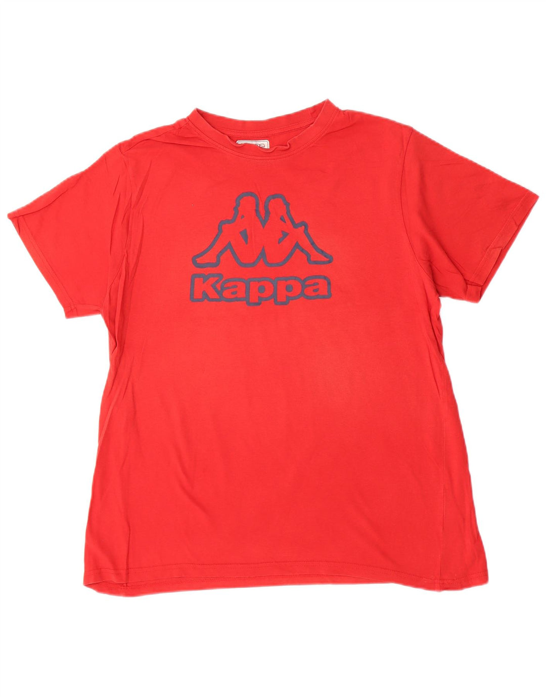 Kappa Mens Graphic T-Shirt Top Large Red Cotton