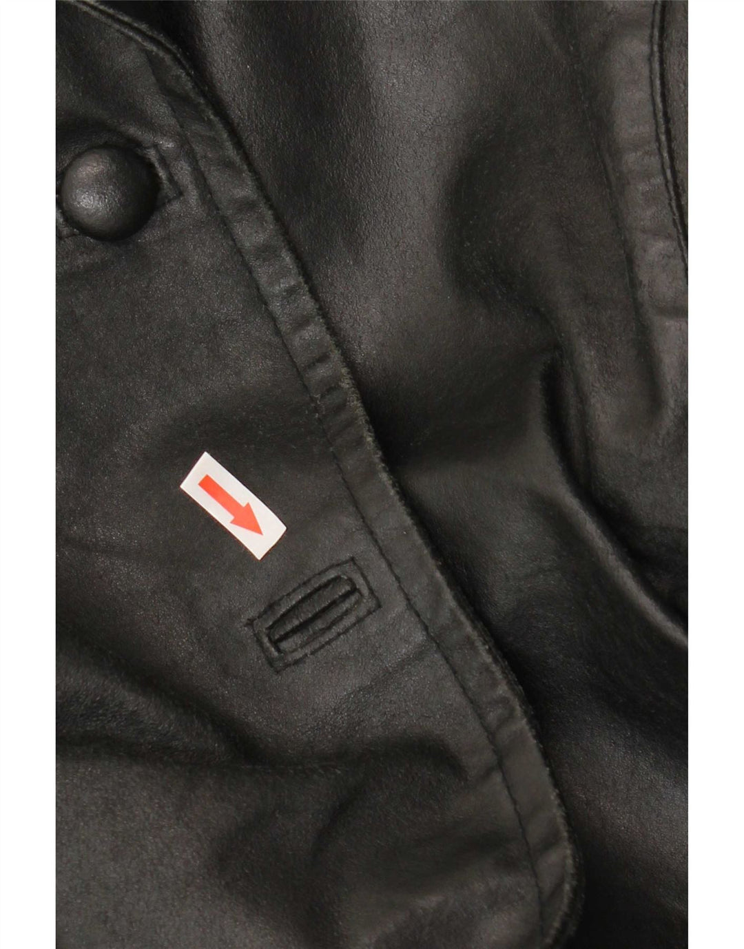 Bayside Womens Leather Jacket UK 10 Small Black