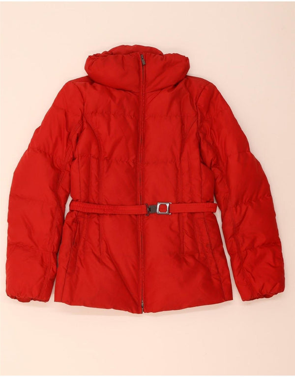 Armani Collezioni Womens Padded Jacket IT 44 Medium Red