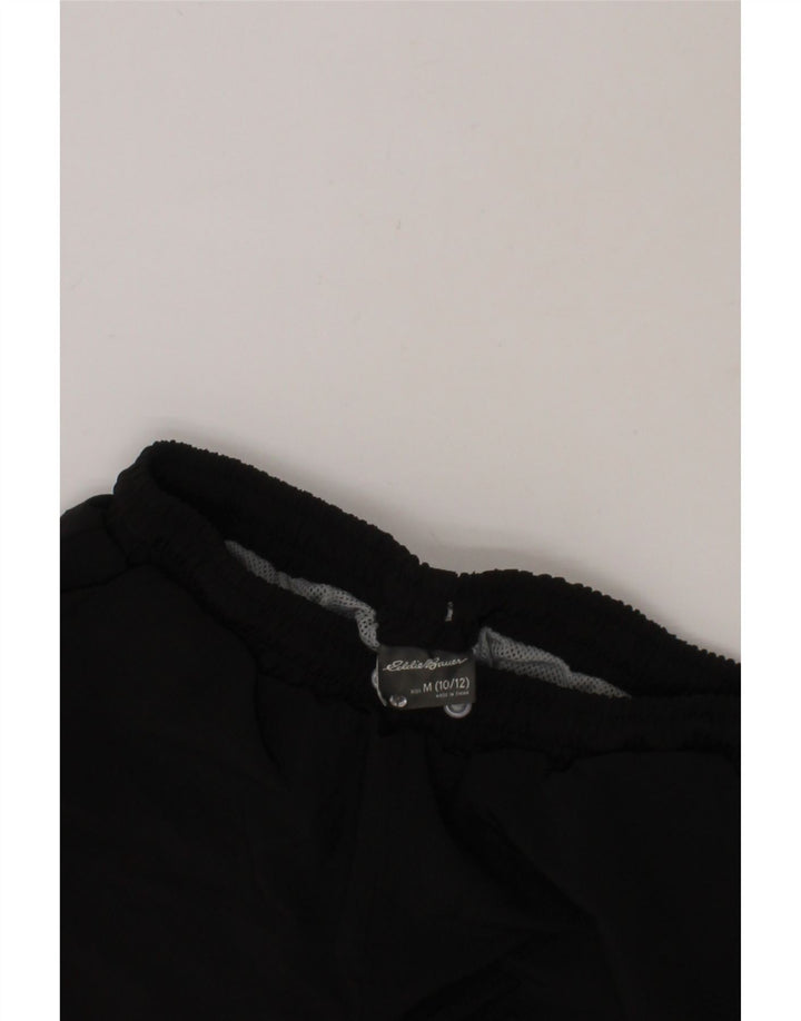 EDDIE BAUER Boys Sport Shorts 10-11 Years Medium Black Polyester Vintage Eddie Bauer and Second-Hand Eddie Bauer from Messina Hembry 