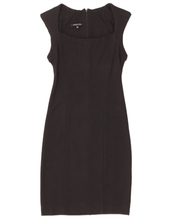 Patrizia Pepe Womens Sheath Dress IT 42 Medium Black Viscose