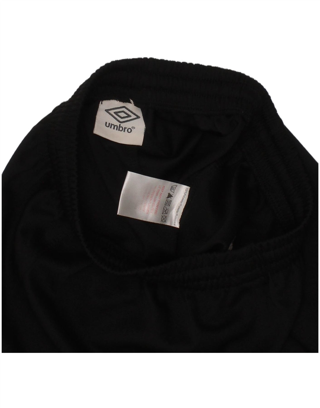 UMBRO Girls Sport Shorts 7-8 Years  Black Polyester