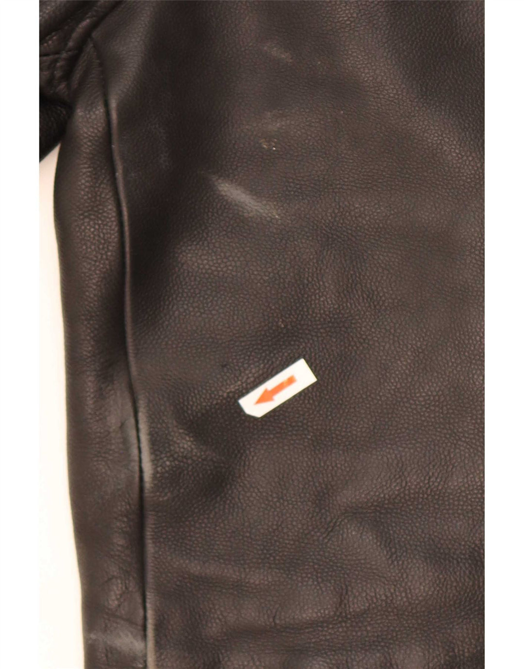 Vintage Mens Leather Biker Jacket UK 36 Small Black