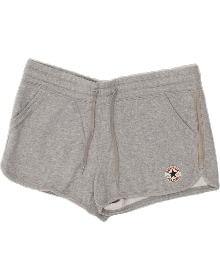 CONVERSE Womens Sport Shorts UK 14 Medium  Grey Cotton Vintage Converse and Second-Hand Converse from Messina Hembry 