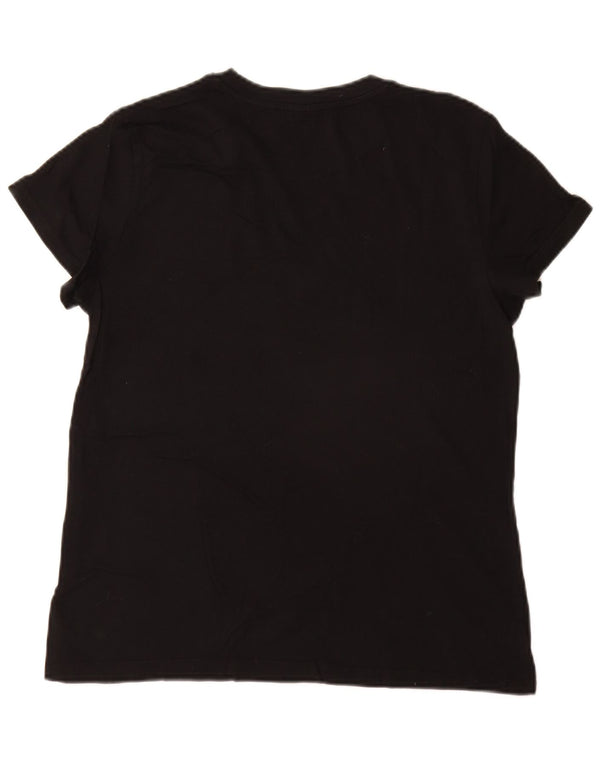 Levi's Womens T-Shirt Top UK 14 Medium Black