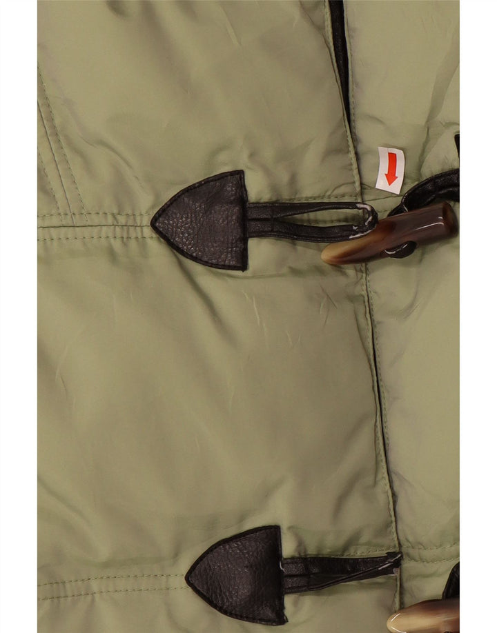 Maui and Sons Womens Hooded Padded Jacket UK 16 Large Khaki Polyamide
