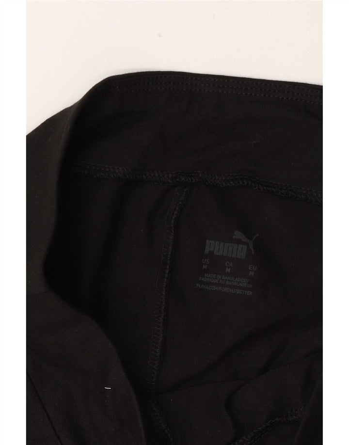 Puma Womens Crop Leggings UK 12 Medium Black