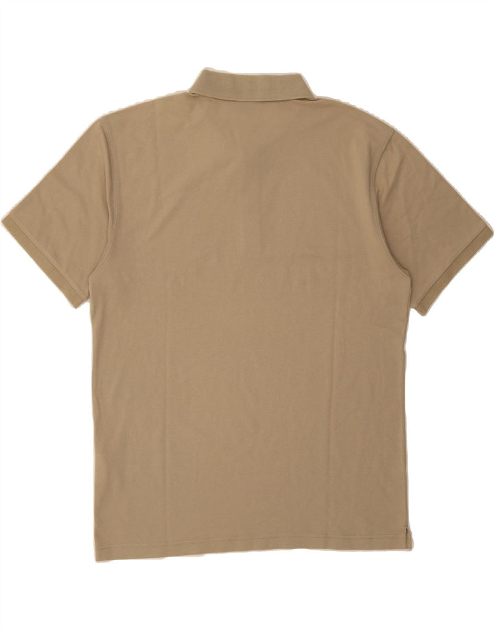 CHAMPION Mens Polo Shirt Large Beige Cotton Vintage Champion and Second-Hand Champion from Messina Hembry 