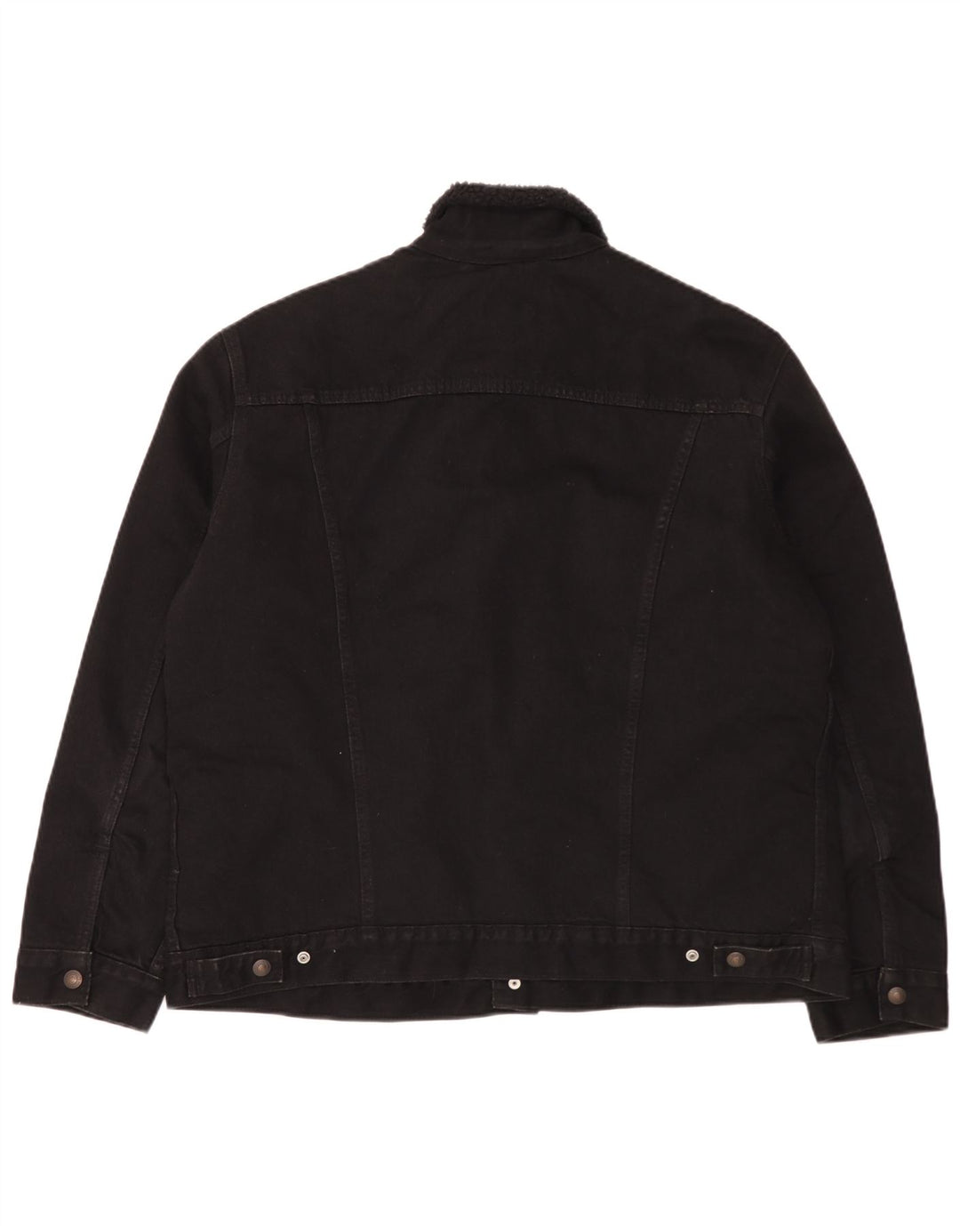 Levi's Mens Denim Jacket UK 42 XL Black Cotton