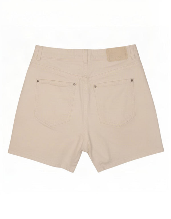Zara Womens Denim Shorts EU 40 Medium W30 White