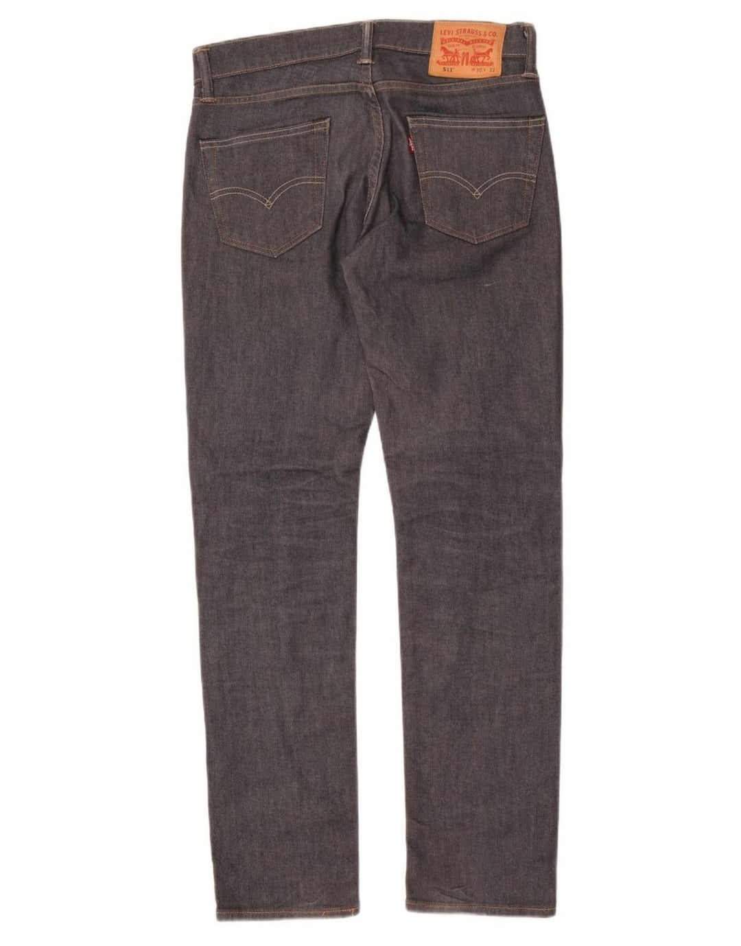 Levi's Mens 511 Slim Jeans W30 L32 Grey Cotton