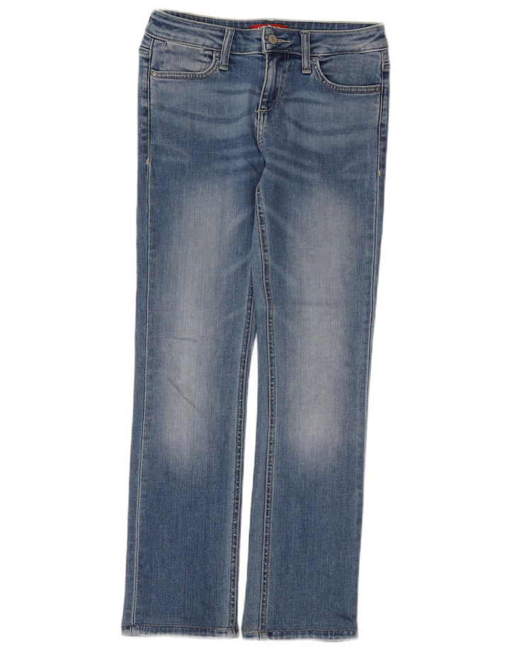 Guess Womens Straight Jeans W27 L28 Blue Cotton