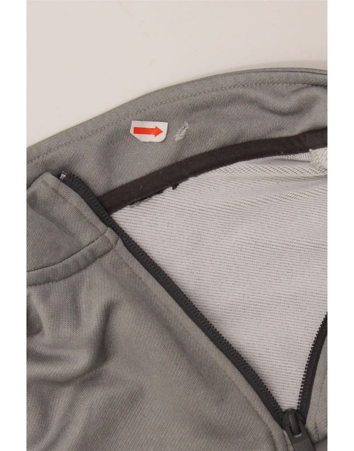 ADIDAS Boys Aeroready Graphic Sweatshirt Jumper 9-10 Years Grey