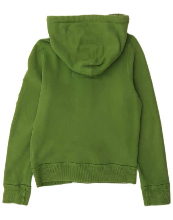 Abercrombie & Fitch Mens Graphic Hooded Tracksuit Top Jacket Small Green