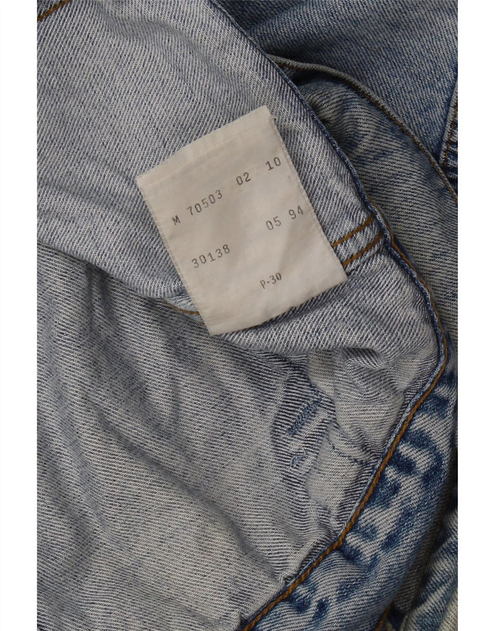 Levi's Mens Denim Jacket UK 38 Medium Blue Cotton