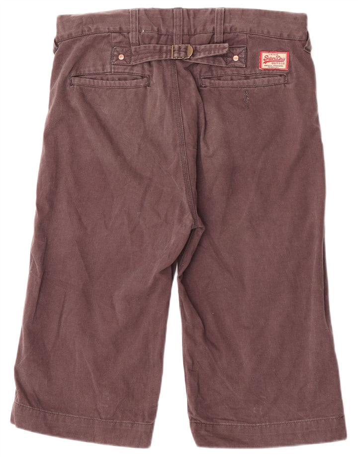 Superdry Mens Chino Shorts W30 Medium Brown Cotton