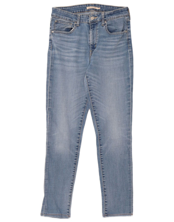 Levi's Womens 721 High Rise Skinny Jeans W30 L30 Blue Cotton